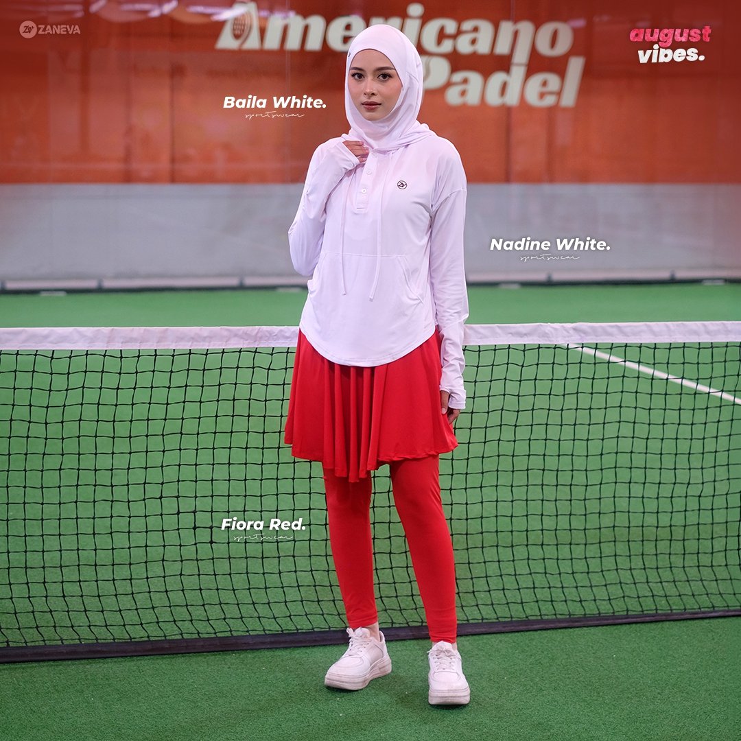 Nadine White + Fiora Red